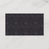 Carte De Visite Cercles atomiques - Denim noir (Dos)