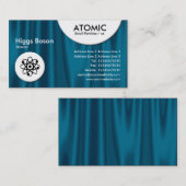 Carte De Visite Cercles atomiques - Draperie 01 (Devant / Derrière)