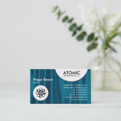 Carte De Visite Cercles atomiques - Draperie 01 (Debout devant)