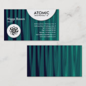 Carte De Visite Cercles atomiques - Draperie 03 (Devant / Derrière)