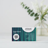 Carte De Visite Cercles atomiques - Draperie 03 (Debout devant)