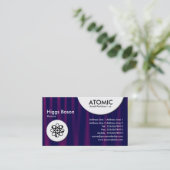 Carte De Visite Cercles atomiques - Draperie 04 (Debout devant)