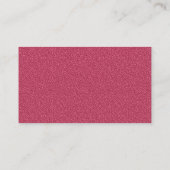 Carte De Visite Cercles atomiques - Maroon Texture Embossée (Dos)
