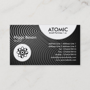 Carte De Visite Cercles Atomiques - Piscine Électrique 01