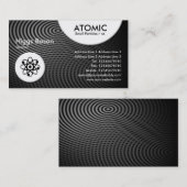 Carte De Visite Cercles atomiques - Pool électrique 01 (Devant / Derrière)