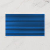 Carte De Visite Cercles atomiques - Texture brodée bleue (Dos)