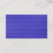 Carte De Visite Cercles atomiques - Texture brodée bleue (Dos)