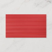 Carte De Visite Cercles atomiques - Texture brodée rouge (Dos)