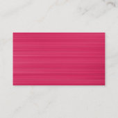 Carte De Visite Cercles atomiques - Texture brodée rouge (Dos)