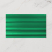 Carte De Visite Cercles atomiques - Texture brodée verte (Dos)