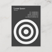 Carte De Visite Cercles concentrés (Dos)