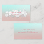 Carte De Visite Cercles d'amusement professionnels modernes (Devant / Derrière)