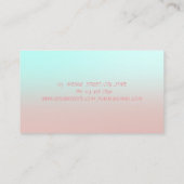 Carte De Visite Cercles d'amusement professionnels modernes (Dos)