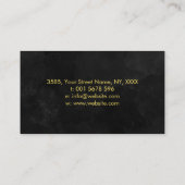 Carte de visite Cercles d'aquarelle Abstrait (Dos)