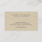 Carte De Visite Cercles de scintillement minimes et modernes du co (Dos)