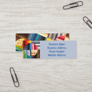 Carte de visite Cercles inclinés