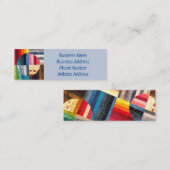 Carte de visite Cercles inclinés (Devant / Derrière)