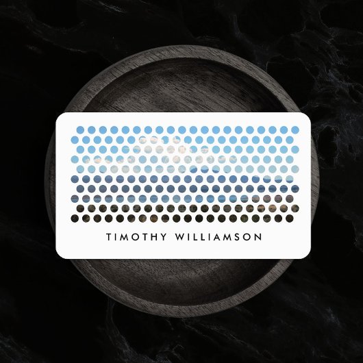 Carte De Visite Cercles photographiques modernes Motif