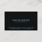 Carte De Visite cercles tranSacred (Dos)