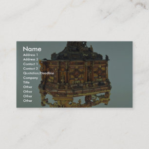 Carte De Visite Cercueil ambre du 17ème siècle, Malbork, Pologne