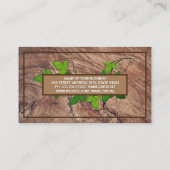 Carte De Visite Céréales et vignes (Dos)