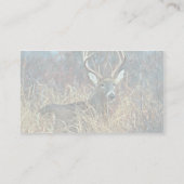 Carte De Visite Cerf à queue blanche (Dos)