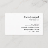 Carte De Visite Cerf de Bébé mignon avec Antlers et Fleurs (Dos)