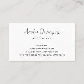 Carte De Visite Cerf de Bébé mignon avec Antlers et Fleurs (Dos)