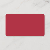 Carte De Visite Cerise Moderne (Dos)