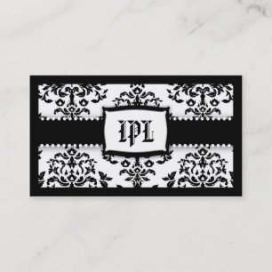 Carte De Visite Cerise sur le gâteau de 311 monogrammes - givrage