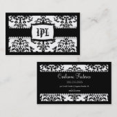 Carte De Visite Cerise sur le gâteau de 311 monogrammes - givrage (Devant / Derrière)