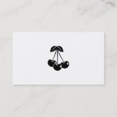 Carte De Visite Cerises (Dos)