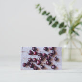 Carte De Visite Cerises (Debout devant)