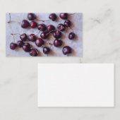 Carte De Visite Cerises (Devant / Derrière)