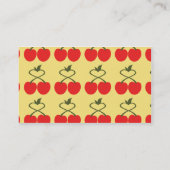 Carte De Visite Cerises - affaires (Dos)