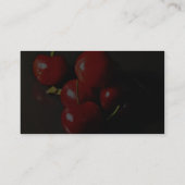 Carte De Visite Cerises de fruits (Dos)