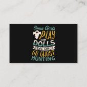 Carte De Visite Certaines filles jouent avec des poupées les vraie (Dos)