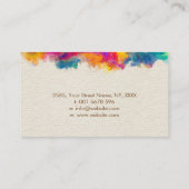 Carte De Visite Cerveau Arbre de vie - royaume des couleurs (Dos)