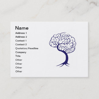 Carte De Visite Cerveau d'arbre