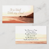 Carte De Visite C'est bien avec mon âme, Christian Hymn (Devant / Derrière)