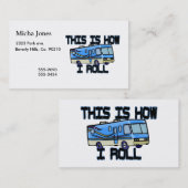 Carte De Visite C'est comment je roule le rv (Devant / Derrière)