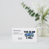 Carte De Visite C'est comment je roule le rv (Debout devant)