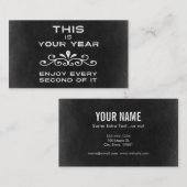 Carte De Visite C'Est Votre Année (Devant / Derrière)