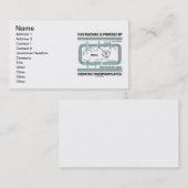 Carte De Visite Cette Machine Est Alimentée De Phosphylation Oxida (Devant / Derrière)
