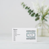 Carte De Visite Cette Machine Est Alimentée De Phosphylation Oxida (Debout devant)