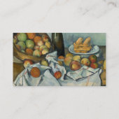 Carte De Visite Cezanne Panier Pommes Impressionnisme Art (Dos)