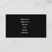 Carte De Visite Chaîne cassée (Dos)