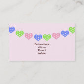 Carte De Visite Chaîne de Coeurs (Dos)