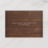 Carte De Visite Chaîne de pot Mason rustique éclaire laBrideBarefo (Dos)