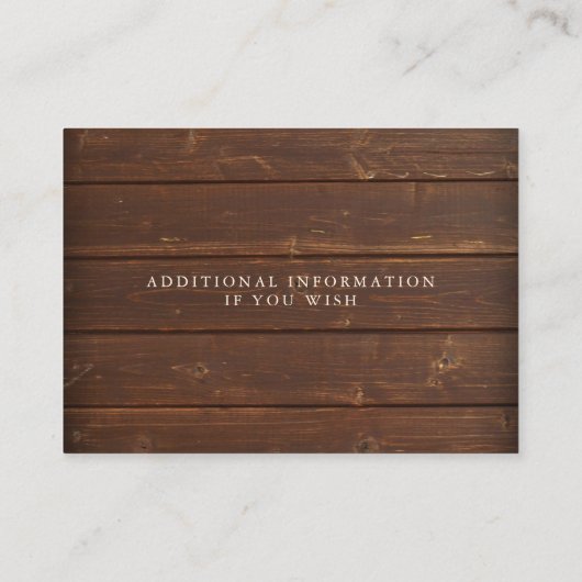 Carte De Visite Chaîne de pot Mason rustique éclaire laBrideBarefo (Dos)